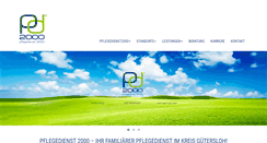 Desktop Screenshot of pflegedienst2000.de